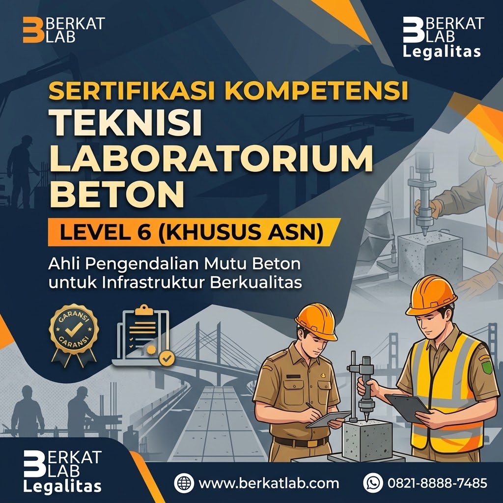 Teknisi Laboratorium Beton Level 6 ASN